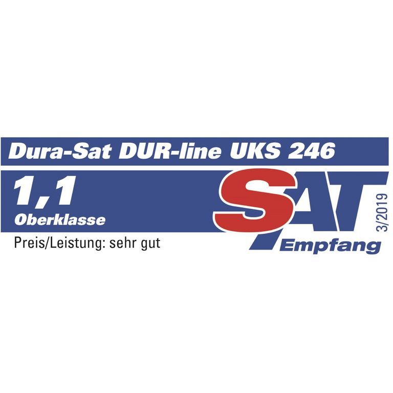 Set DUR-line UKS 246 Sat-Einkabellösung für 24 Teilnehmer2 Satelliten 2x U 