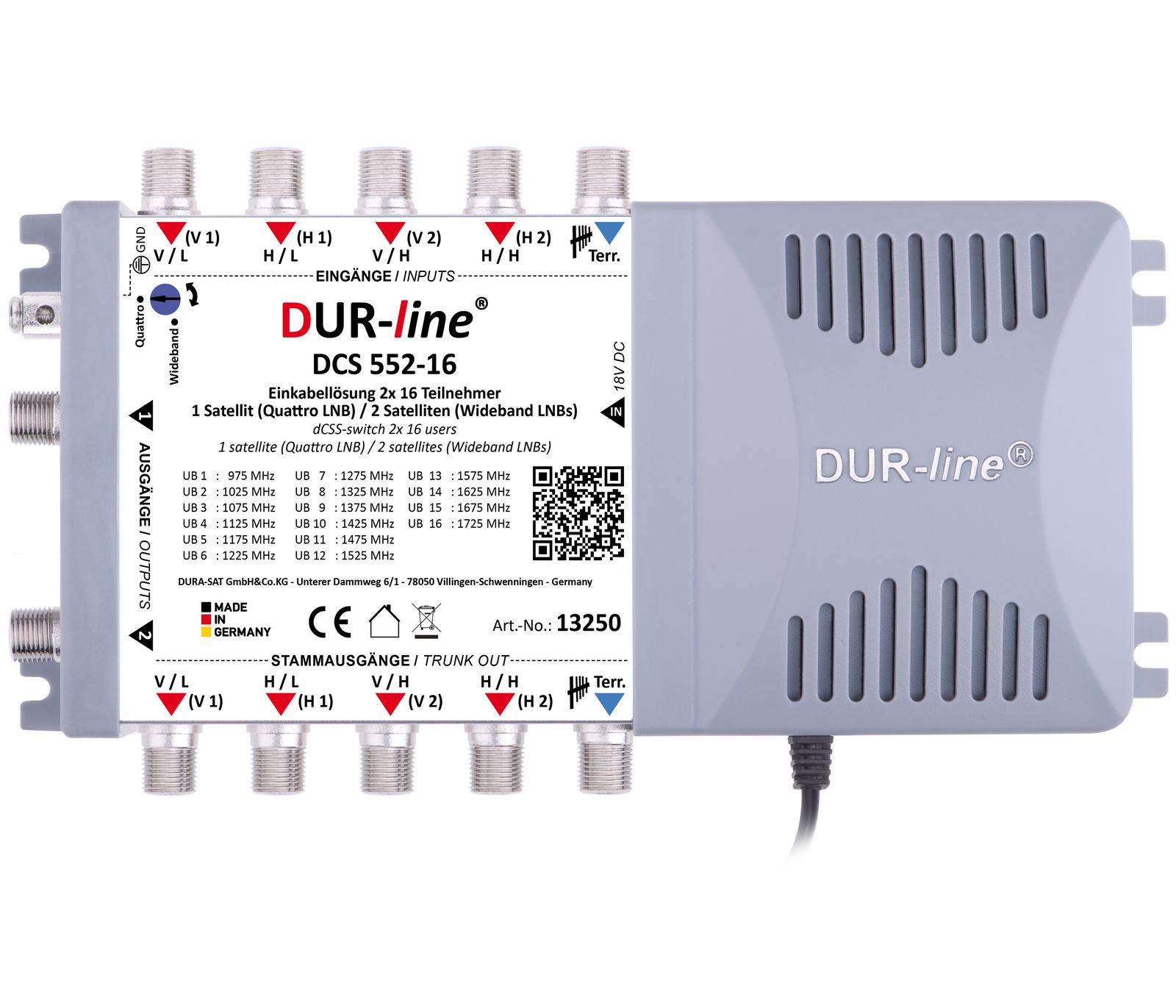 DUR-line DCS 552-16 Sat Einkabellösung 2x 16 Teilnehmer Sat Einkabel-/bilder/big/13250_2.jpg