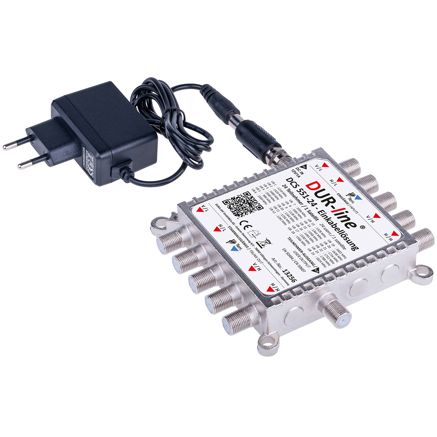 DUR-line DCS 551-24 Sat Einkabellösung 1x 24 Teilnehmer Sat Einkabel-/bilder/big/13256_4.jpg