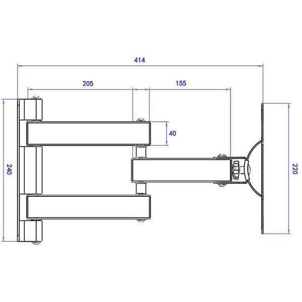 LED / LCD / Wandhalterung WHTV 04 10 bis 37 Zoll schwarz Geeignete-/bilder/big/14103_5.jpg