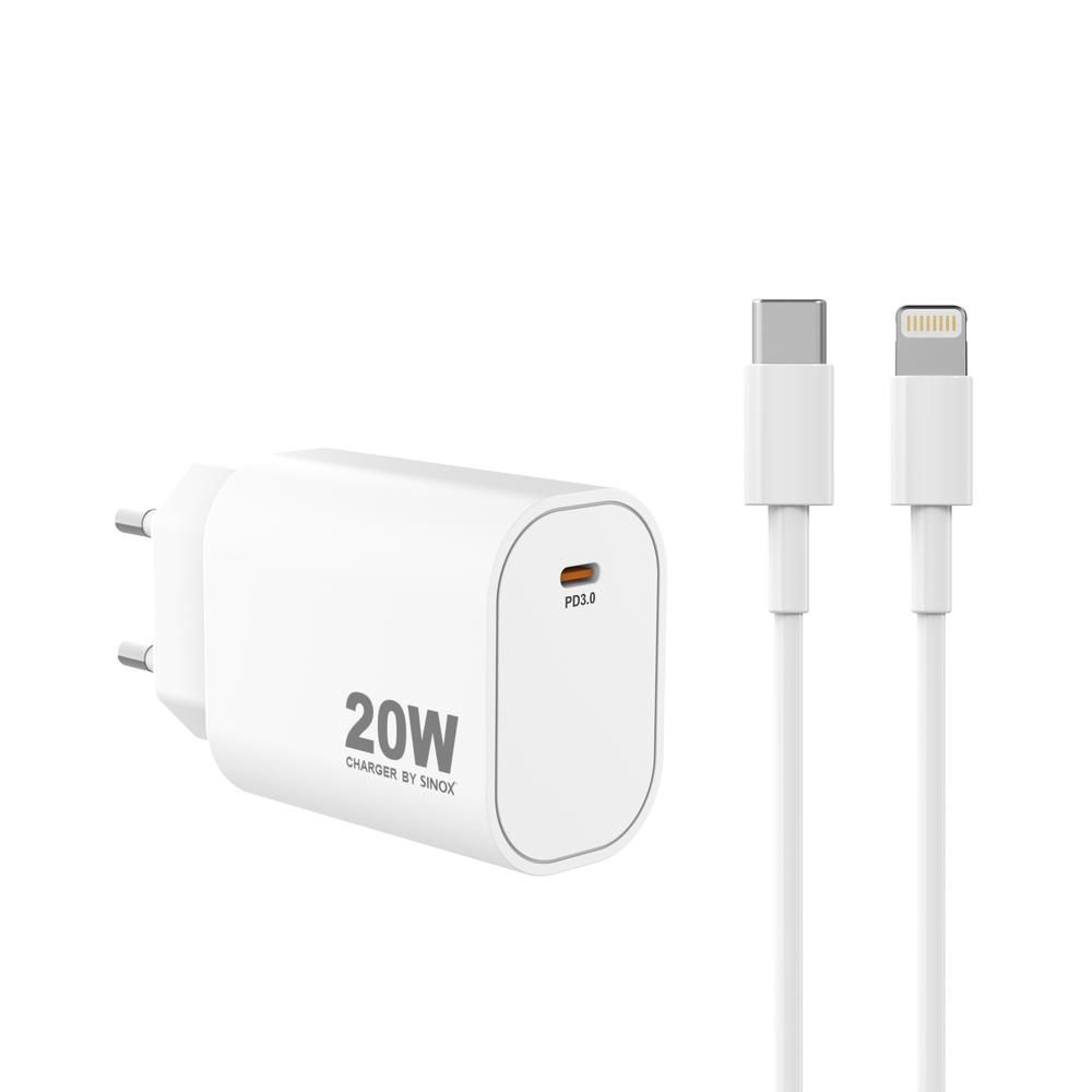 sinox Pro SXP 6820  USB-C Schnellladegerät mit USB-C/Lightning-Kabel-/bilder/big/202307110949156306_9174411_1_1.jpg