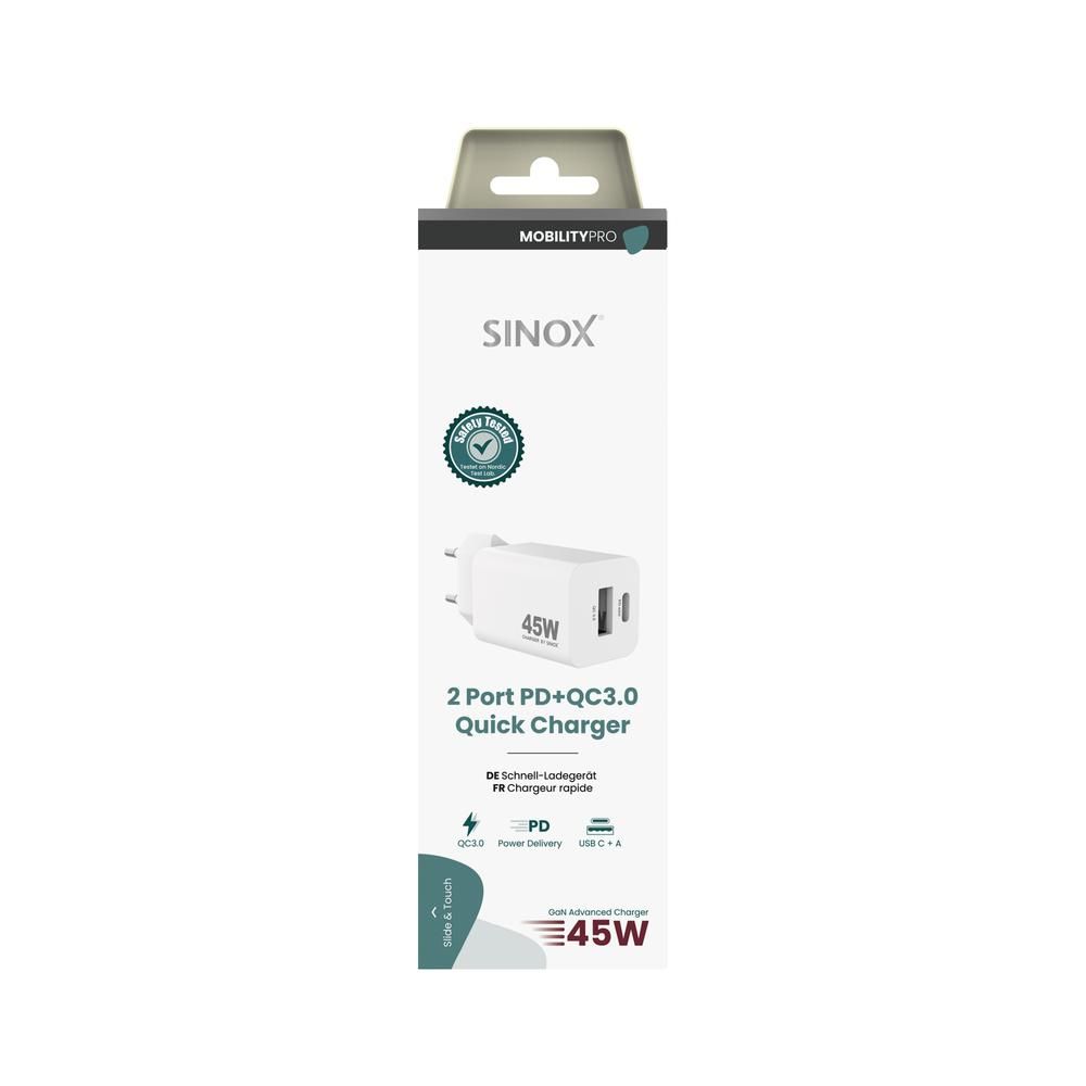 sinox Pro SXP 6045  USB-C / USB-A Schnellladegerät-/bilder/big/202307131155508467_9174407_2_2.jpg