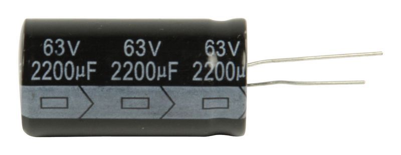 Fixapart Radialer Elektrolytkondensator 2200µF 63 V 105°
