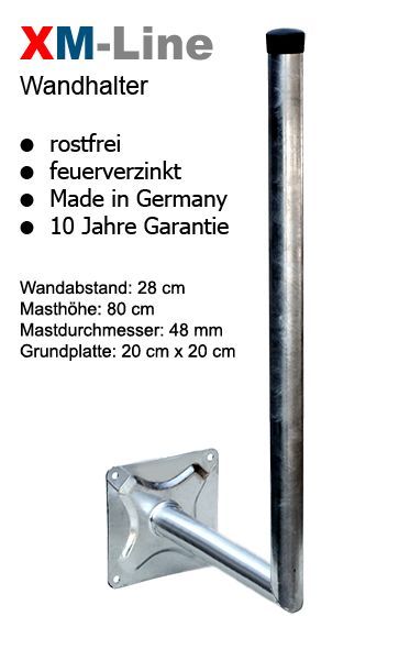 XmediaSat 050006 - 25cm Sat-Wandhalterung - Wandabstand: 25 cm-/bilder/big/28434.jpg