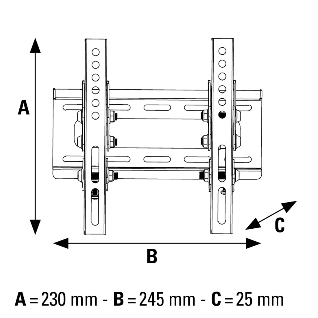 Hama Fix TV Wandhalterung / Wall Bracket Vesa 200 x 200-/bilder/big/30430_3.jpg