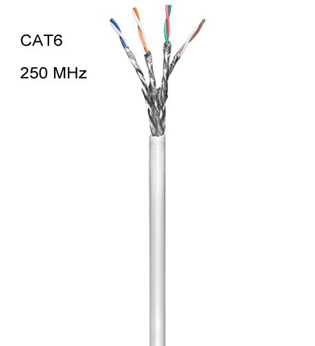 100 Meter - Netzwerkkabel / Verlegekabel CAT6 Meterware 