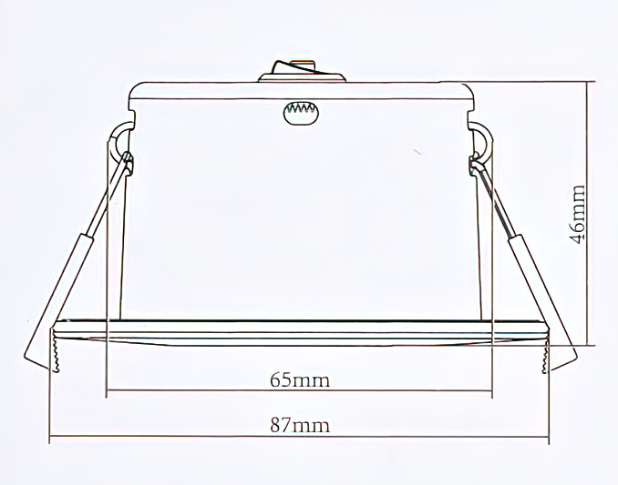 Luxna Lighting LXLEDDL5-7.5WCCT4 LED Einbaustrahler 230 V dimmbar |-/bilder/big/DSCF0155.jpg