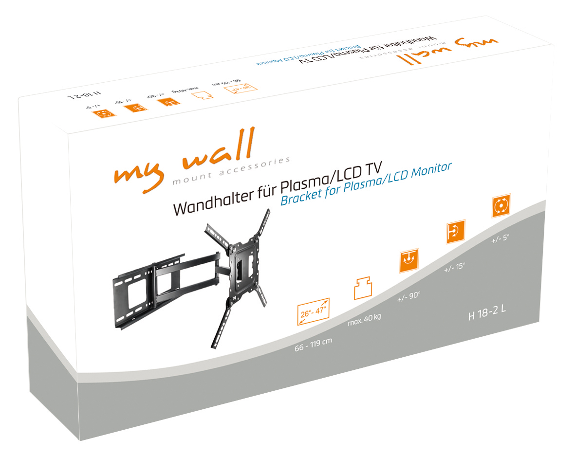 Wandhalter für LCD TV My Wall H 18-2-/bilder/big/H18-2_box.jpg