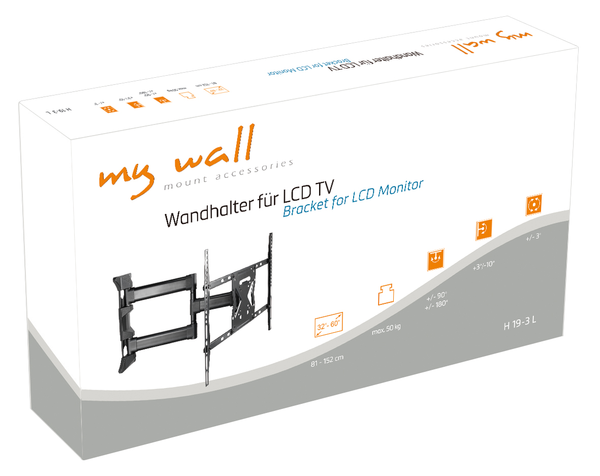 Wandhalter für LCD TV My Wall H19-3-/bilder/big/H19-3_box.jpg
