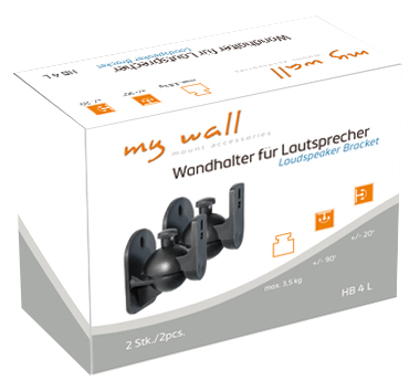 Wandhalter für Lautsprecher My Wall HB4 (2 Stück)-/bilder/big/HB4-Karton.jpg
