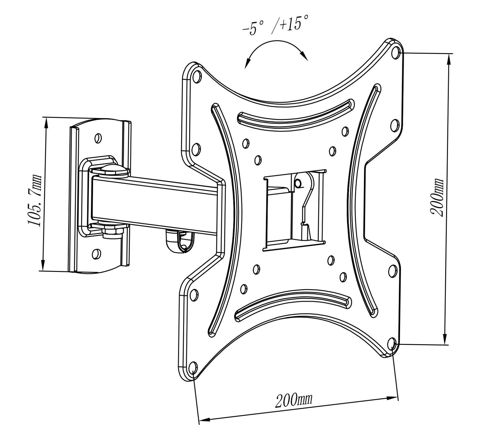 Wandhalter für LCD TV My Wall HL15-1-/bilder/big/HL15-1-TZ.jpg