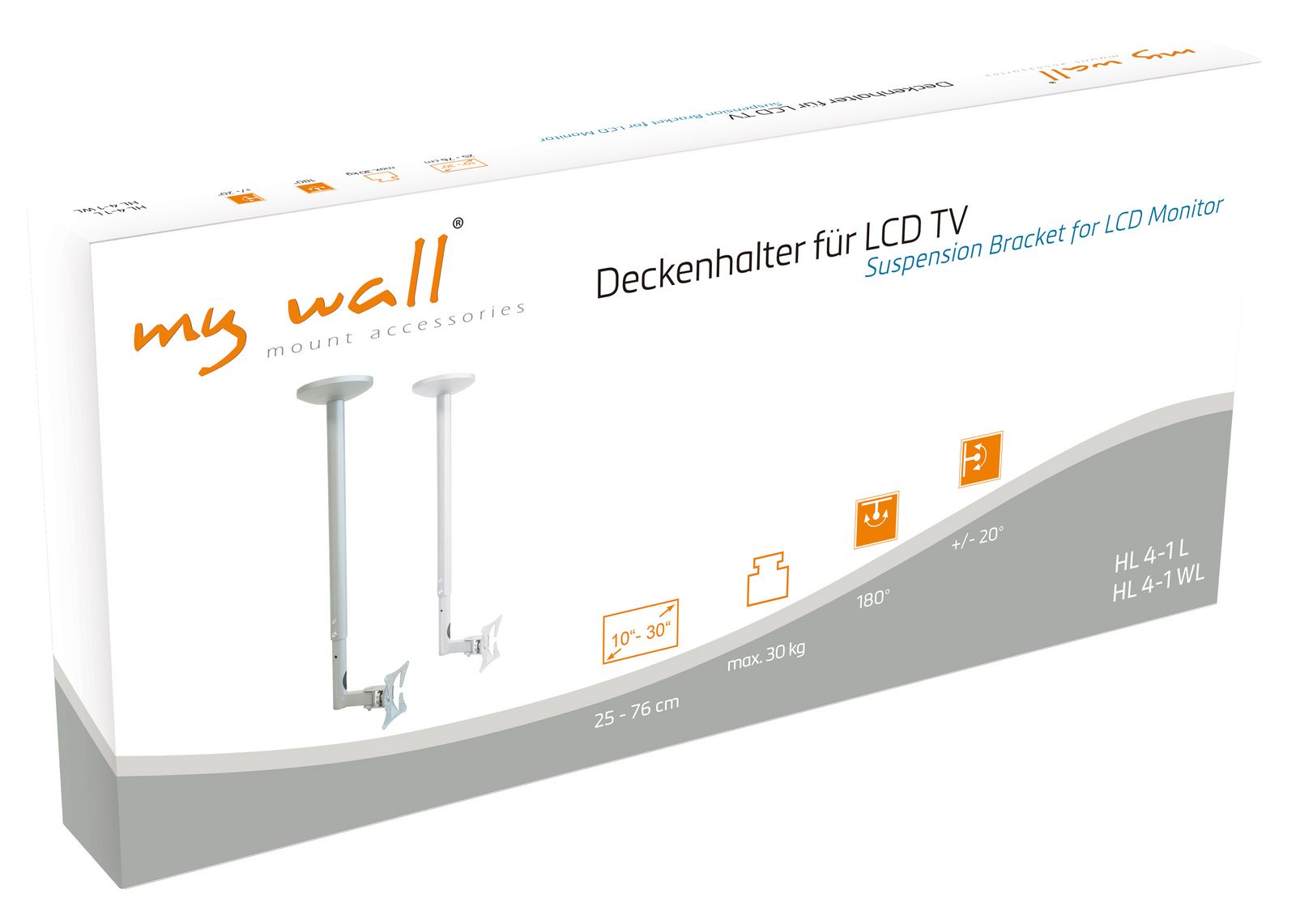 Deckenhalter für LCD TV MyWall HL4-1W-/bilder/big/HL4-1_HL4-1WL_Karton_72dpi.jpg