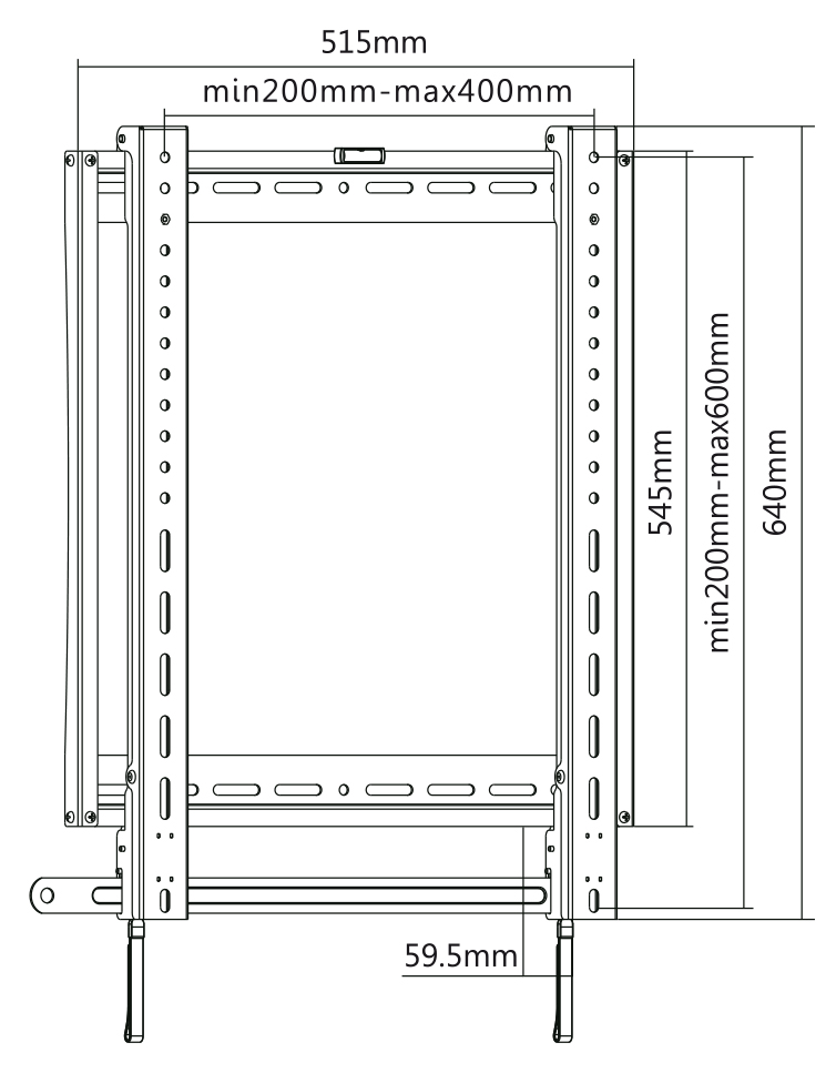 Wandhalter für LCD TV hochformat My Wall HP31-/bilder/big/HP31L_detail.jpg