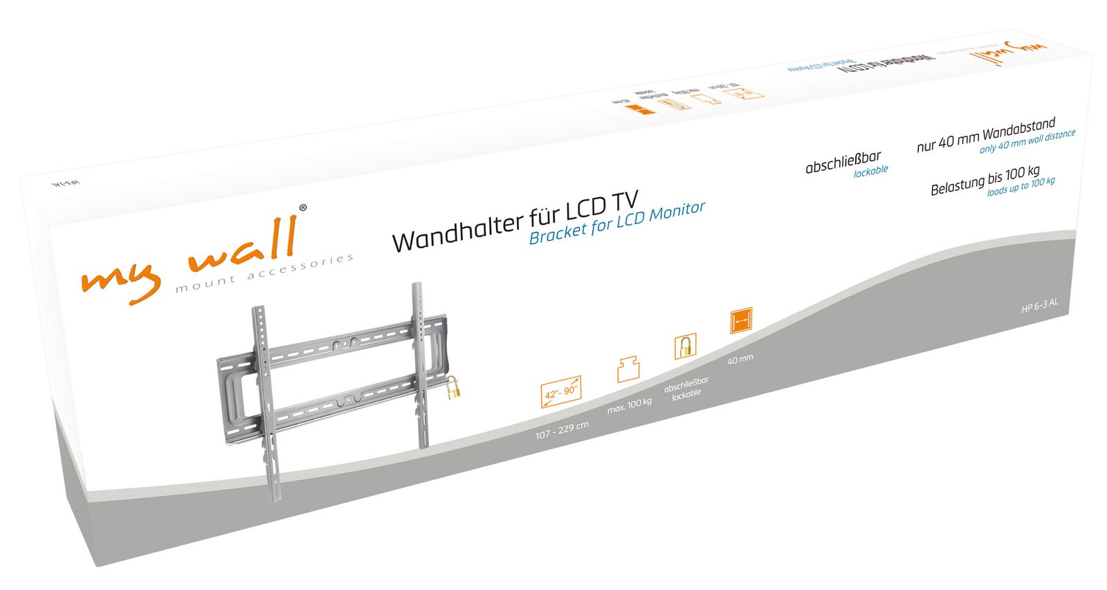 Wandhalter für LCD TV mit Diebstahlschutz MyWall HP6-3A-/bilder/big/HP6-3A_Karton.jpg