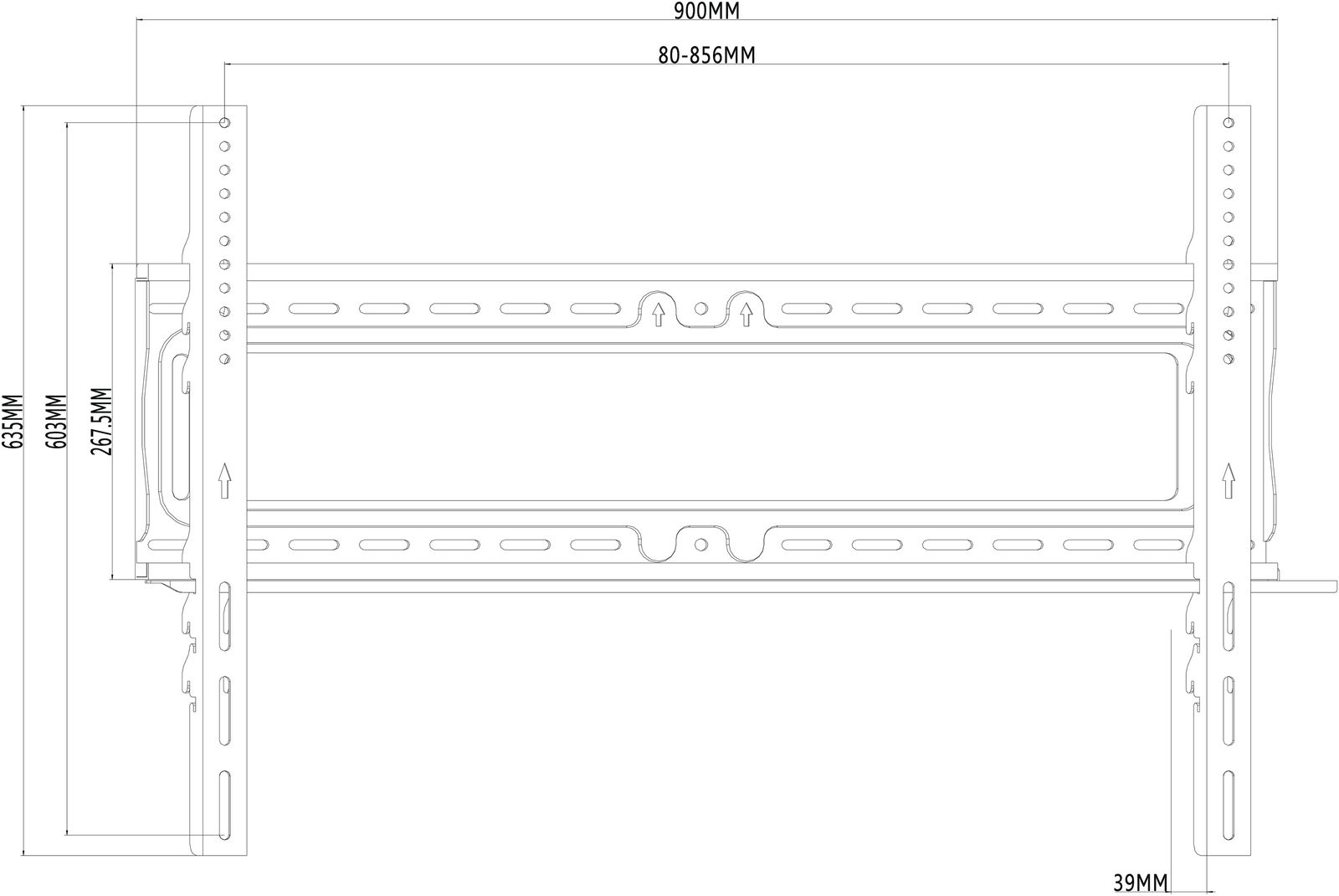 Wandhalter für LCD TV mit Diebstahlschutz MyWall HP6-3A-/bilder/big/HP6-3A_TZ.jpg