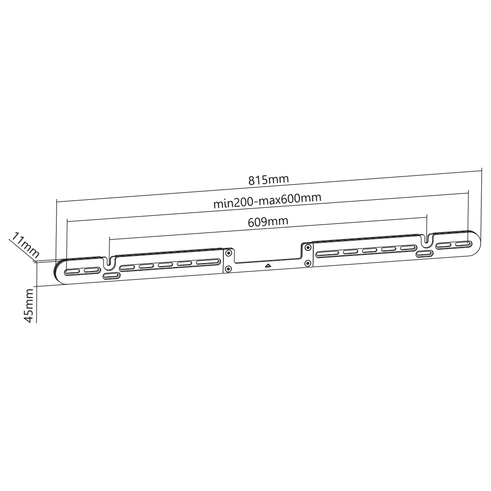 Wandhalterung für Sonos ® Soundbar Arc My Wall HS7W-/bilder/big/HS7_HS7W_TZ.jpg