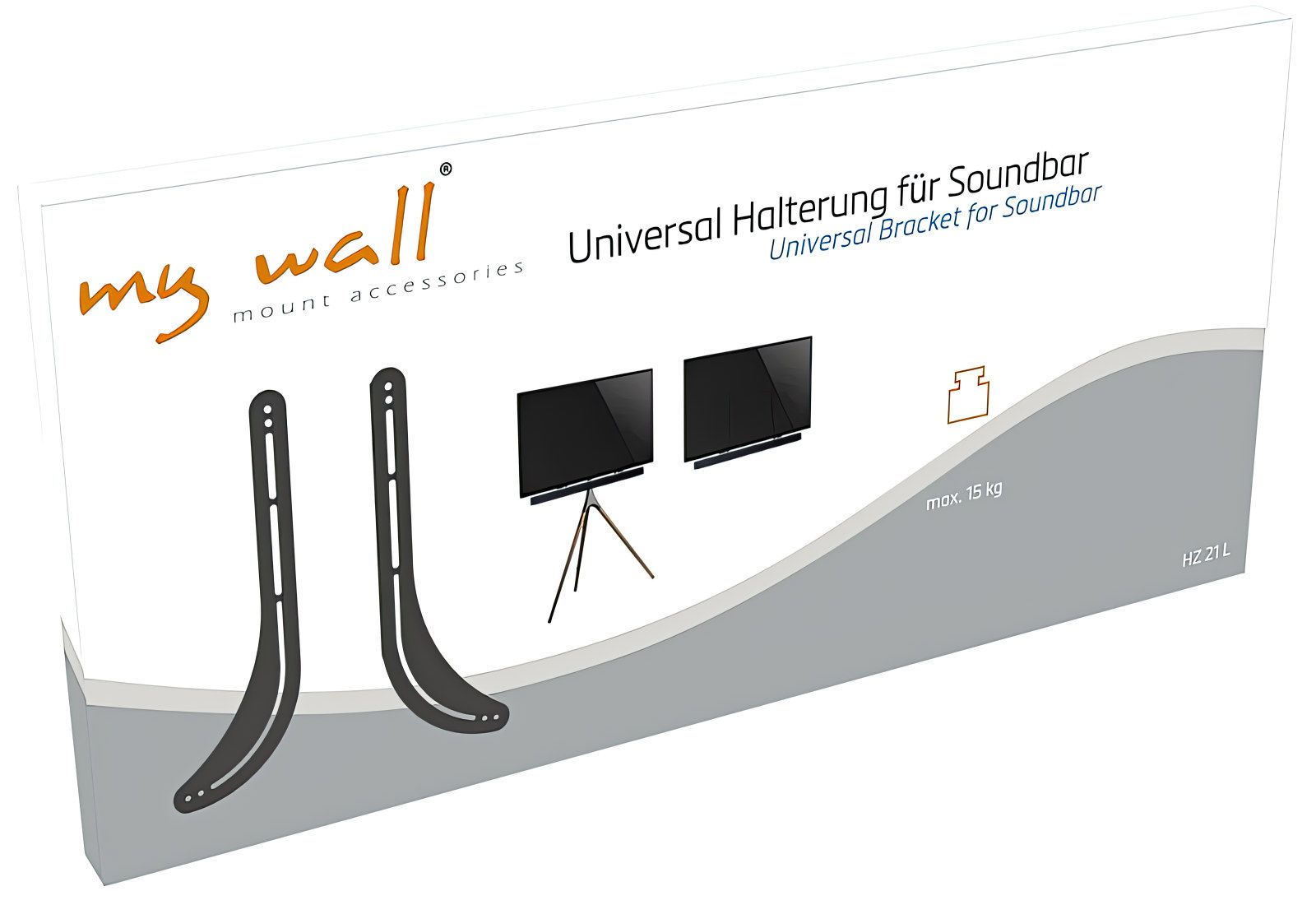 Universal Halterung Soundbar zur Befestigung am TV My Wall HZ21-/bilder/big/HZ21_karton.jpg