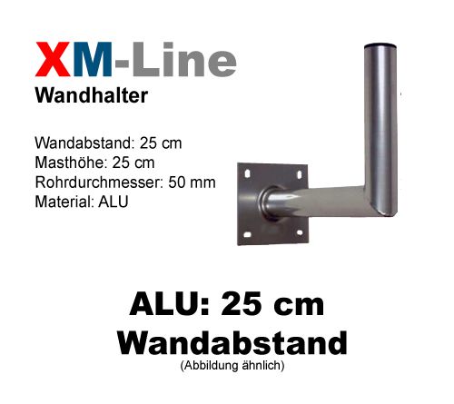 XmediaSat XM46 - 25cm Sat-Wandhalterung - Wandabstand: 25 cm-/bilder/big/alu25.jpg