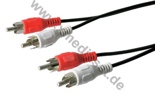 Transmedia A3-10EG Cinch Kabel 10 m 