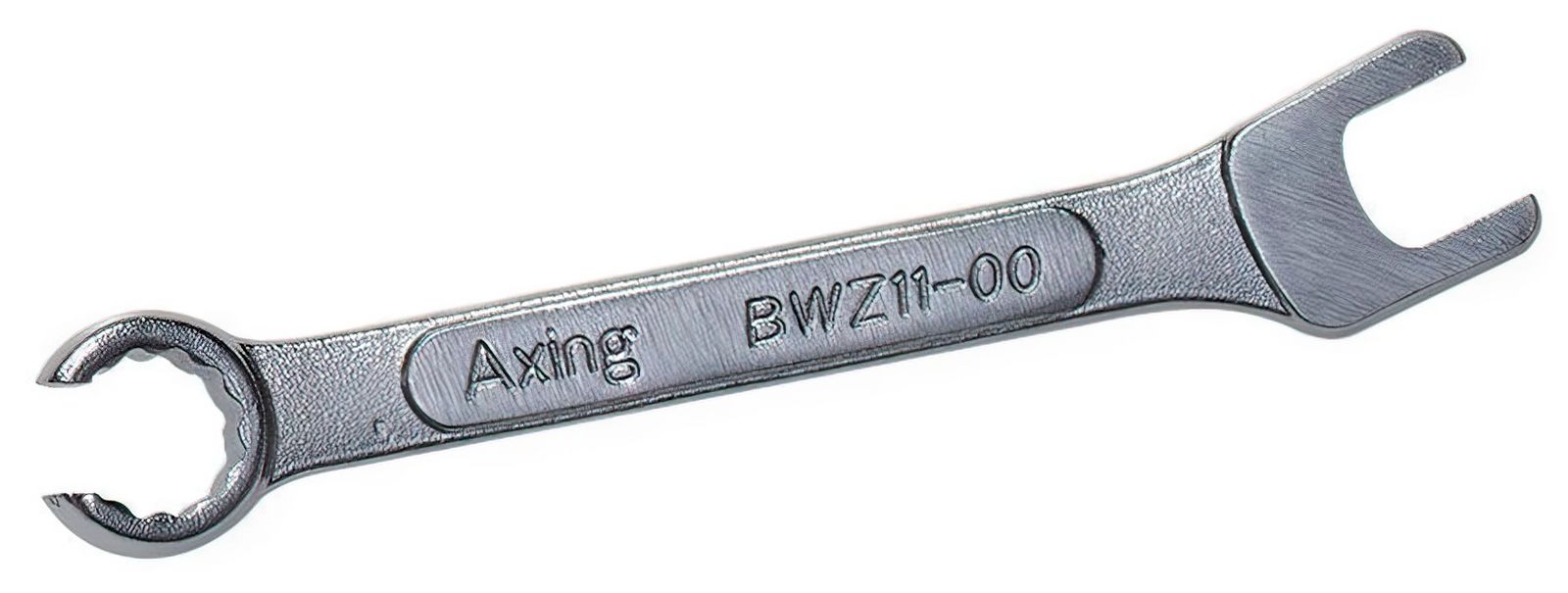 Axing BWZ 11-00 Gabelschlüssel für enge F-Buchsenabstände 11 mm Spezial aus Chrom-Vanadium-Stahl