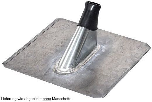 XmediaSat Bleipfanne 100003  Dachpfanne Bleiziegel - Universal silber hochwertige Ausführung