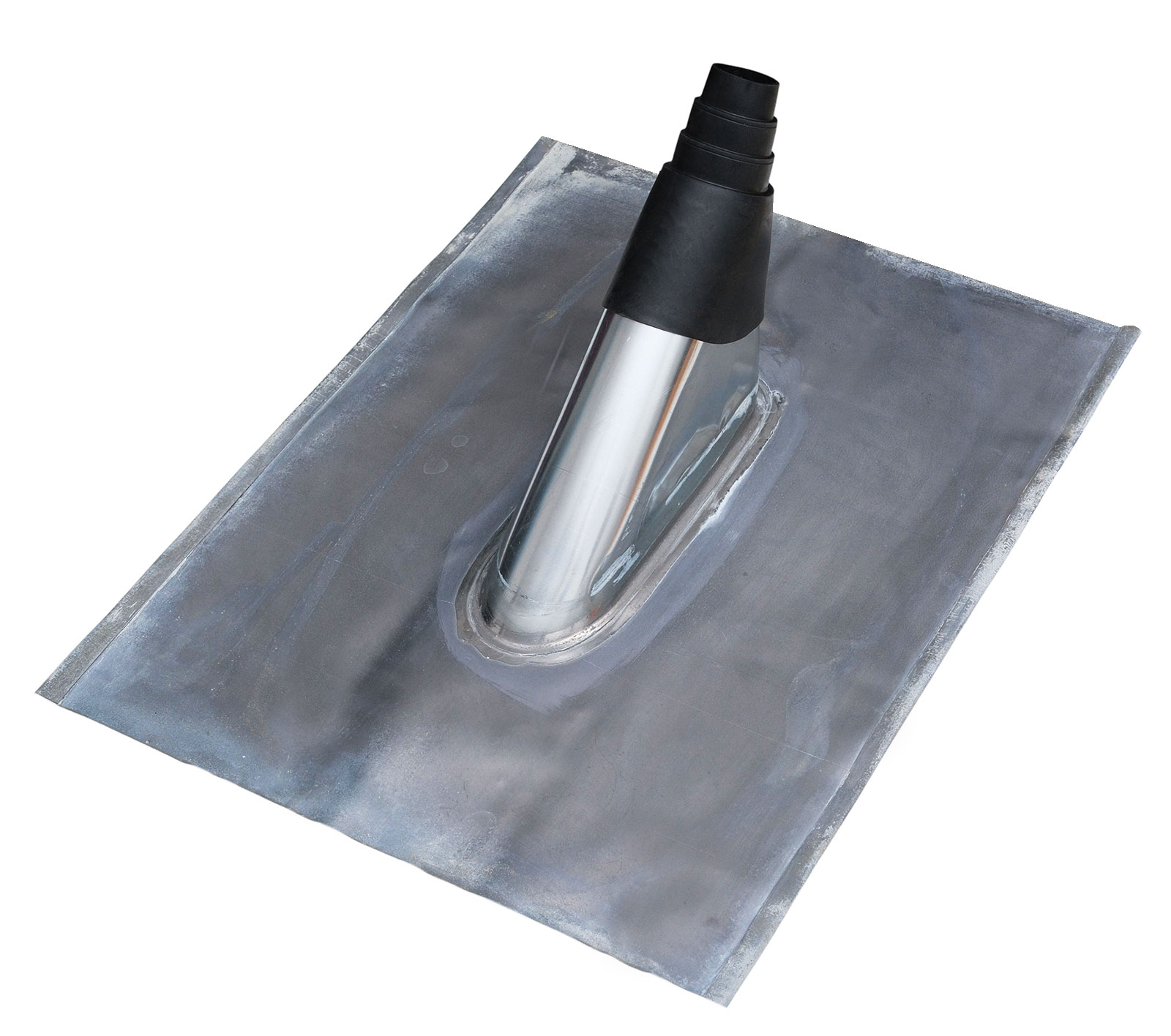 XmediaSat Bleipfanne 100004  Dachpfanne Bleiziegel - extragroß silber hochwertige Ausführung