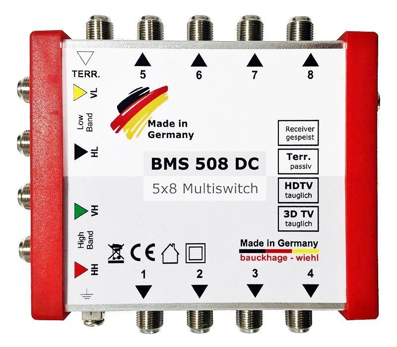 Multischalter 5/8 - Bauckhage BMS508DC für 8 Teilnehmer ohne Netzteil-/bilder/big/bms508dc.1.jpg