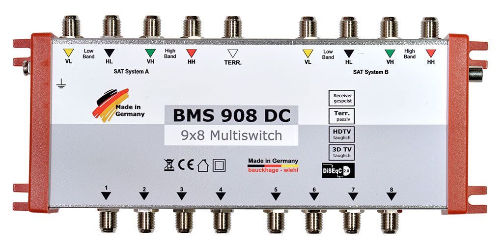 Multischalter 9/8 - Bauckhage BMS908DC 2 Satelliten für 8 Teilnehmer-/bilder/big/bms908dc.jpg