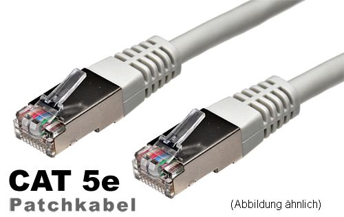 10 Stück - Wentronic TI7-1EBEL Patchkabel CAT 5E SFTP 1 m weiß 