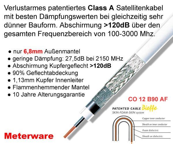 6m Antennenkabel F-Stecker / F-Stecker - Bieffe CO12B90AF-2QM6-/bilder/big/co12_weiss.jpg