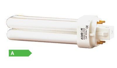 LUXNA LAMPS EDDE10/840 Kompaktleuchtstofflampe 10 Watt 620 Lumen Sockel G24q-1(4-pins) 4000K ohne integriertes Vorschaltgerät