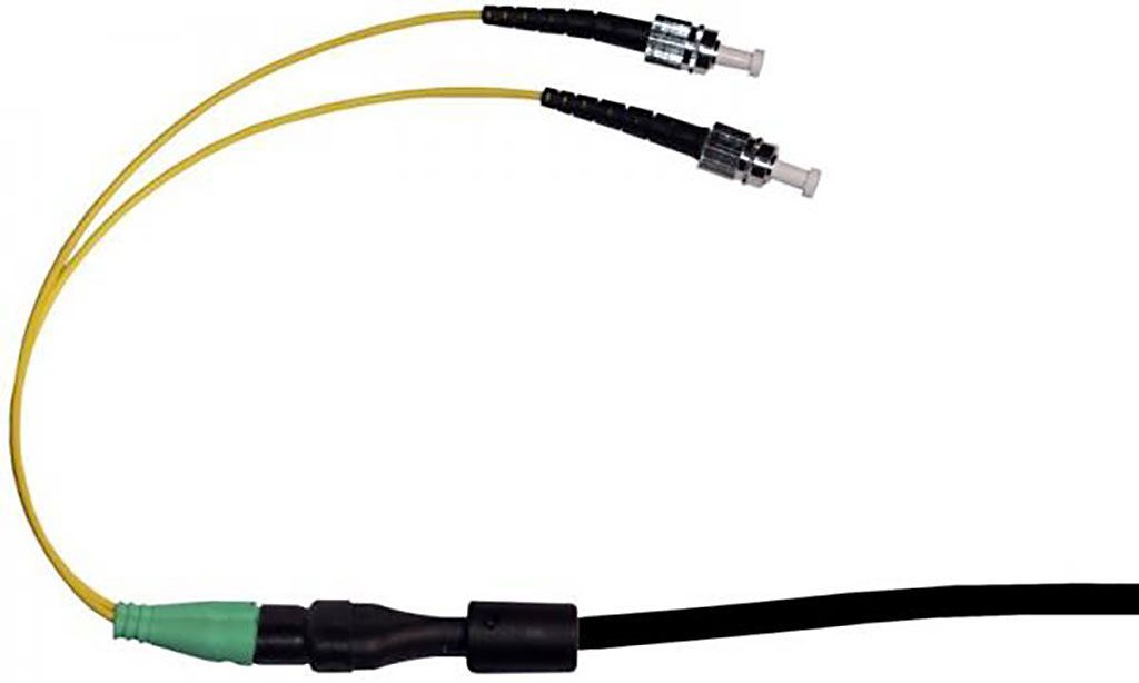 100m optisches Sat-Kabel Global Invacom Fibre F196 Twinkabel Länge: 100 m Verbindungskabel vorkonfektioniert mit 4 x FC/PC Stecker