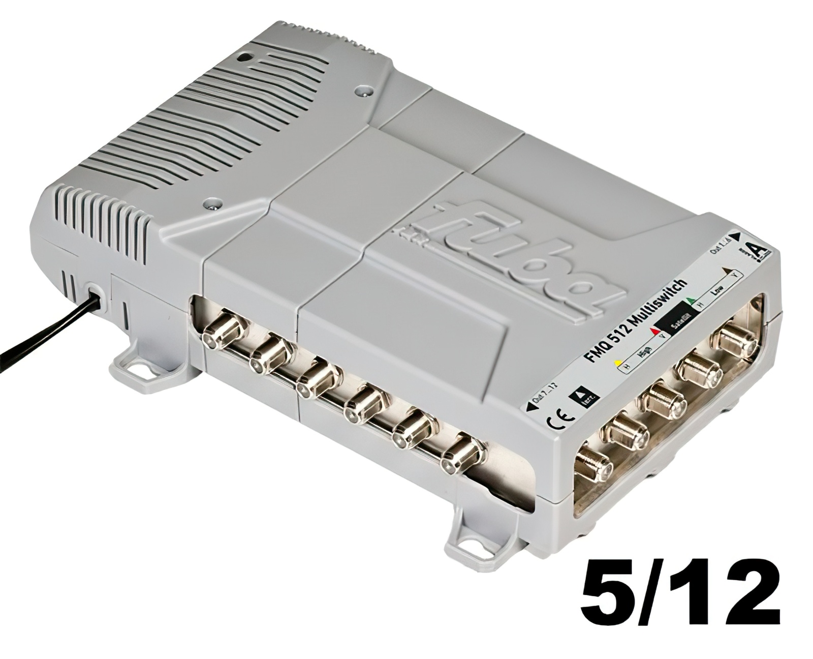 Multischalter 5/12 - Fuba Profi FMQ 512 für 12 Teilnehmer 