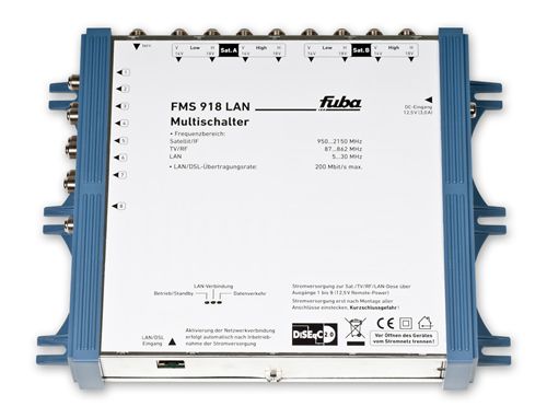 Multischalter 9/8 - Fuba FMS 918 LAN 2 Satelliten für 8 Teilnehmer-/bilder/big/fms918lan-1.jpg
