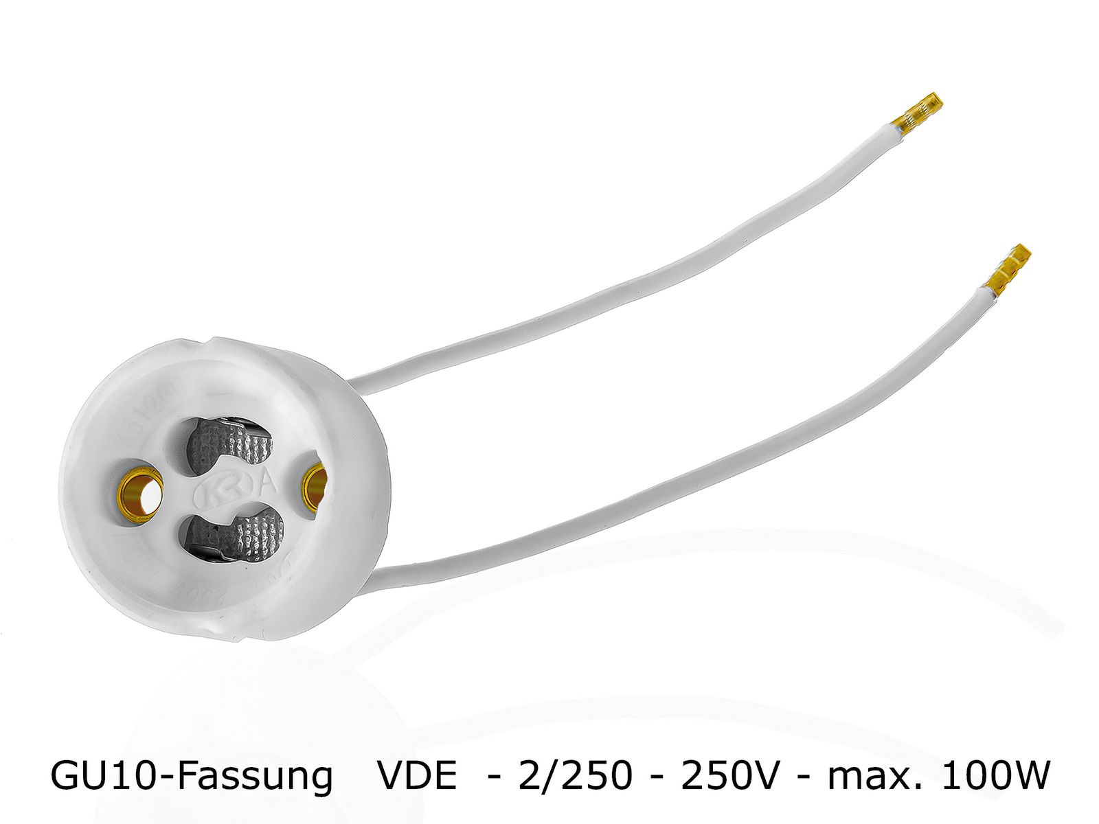 3x GU10 Lampenfassung Sockel aus Keramik mit Qualitäts Silikonkabel-/bilder/big/gu10_sockel.jpg