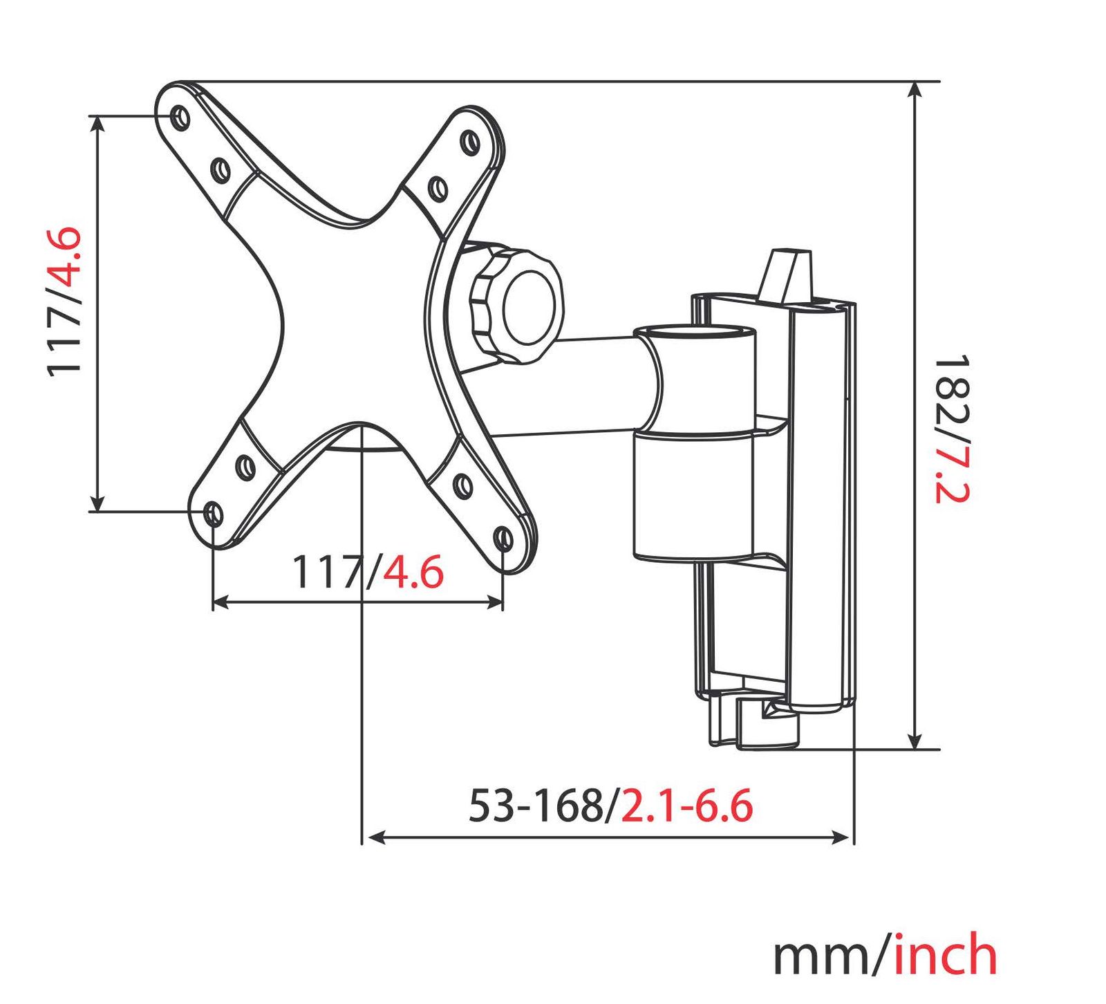 Wandhalter für LCD TV My Wall H5-2S-/bilder/big/h5-2s_tz.jpg