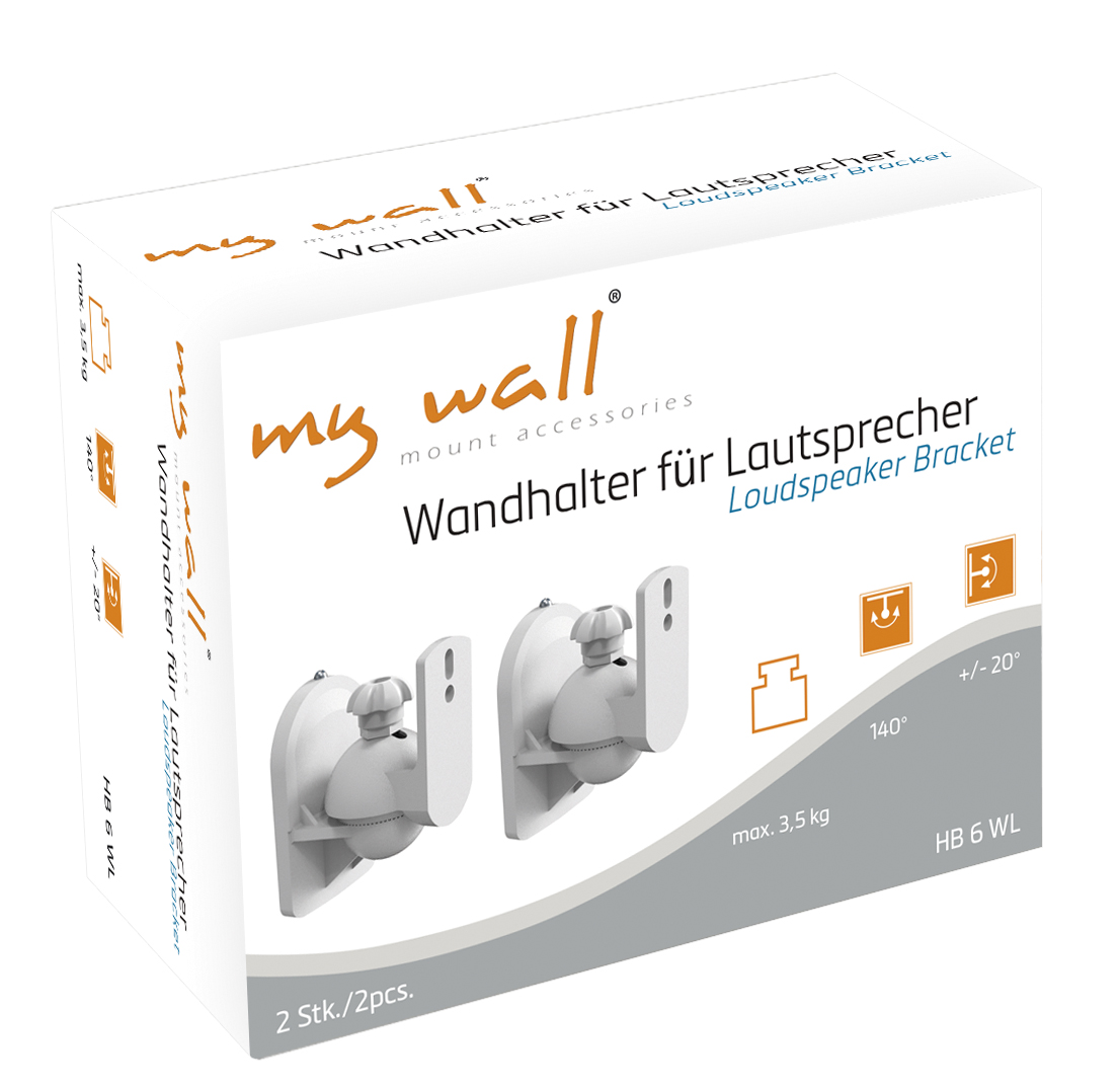 Wandhalter für Lautsprecher My Wall HB 6 W-/bilder/big/hb6w_karton.jpg