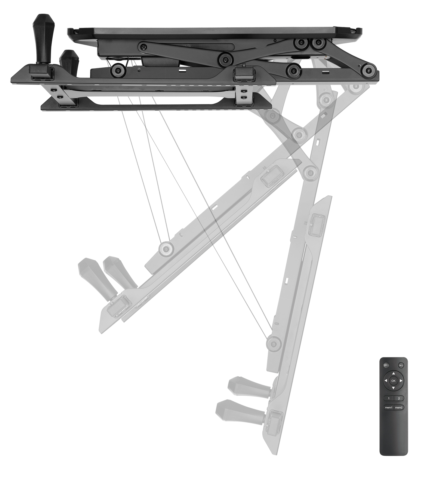 Motorisierter & klappbarer Deckenhalter für LCD TV MyWall HL41 M-/bilder/big/hl41m_detail01.jpg