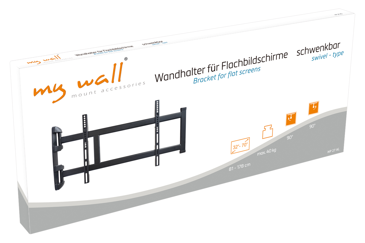 Wandhalter für Flachbildschirme My Wall HP27 A-/bilder/big/hp27a_karton.jpg