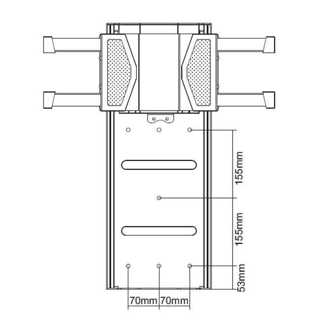 höhenverstellbarer Wandhalter für LCD TV My Wall HP28-/bilder/big/hp28l_tz2.jpg