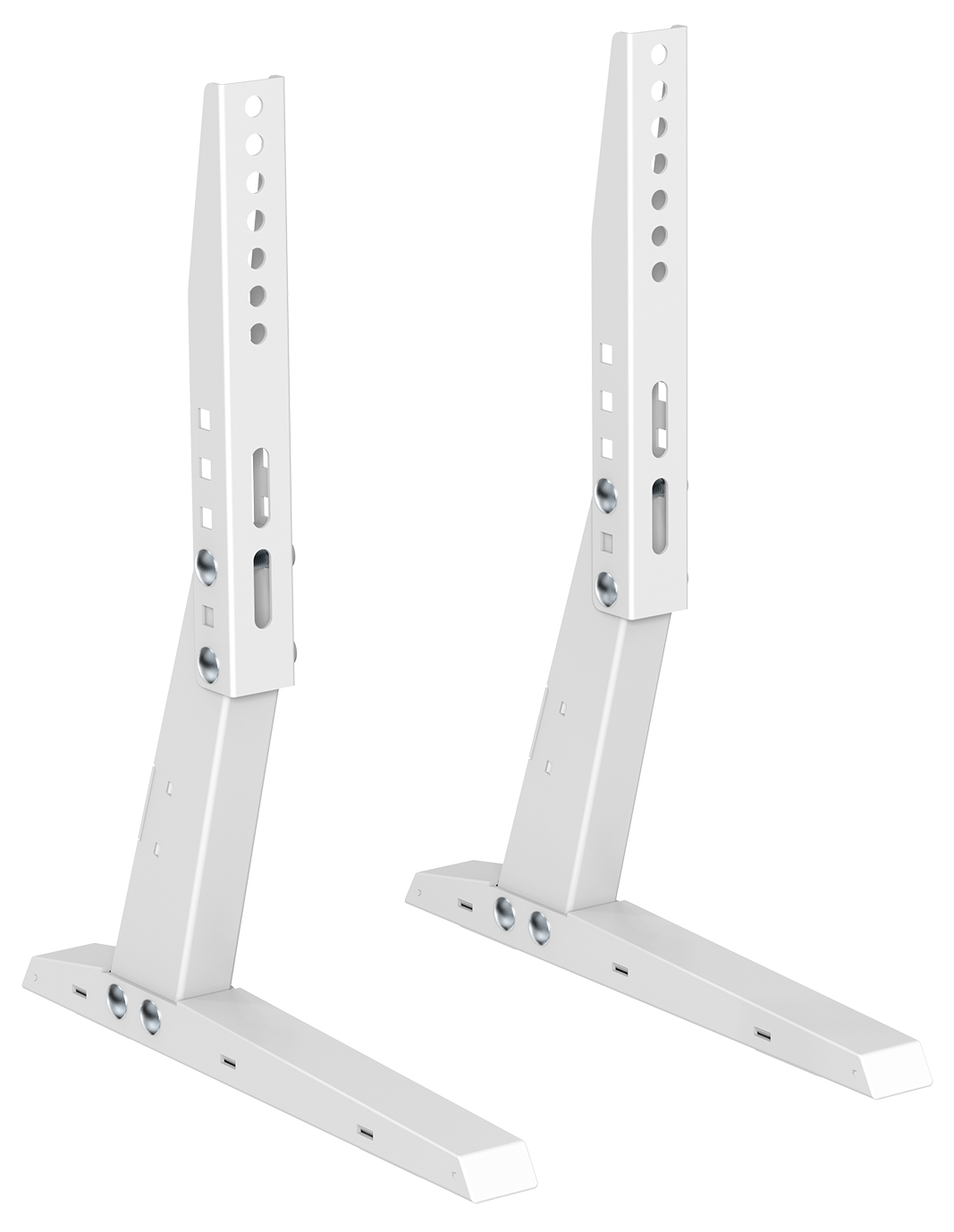 Universal Standfuß für Flachbildschirme My Wall HP35W für Bildschirme 13''-37" (33-94 cm),Belastung bis 35 kg 2 Stück weiß