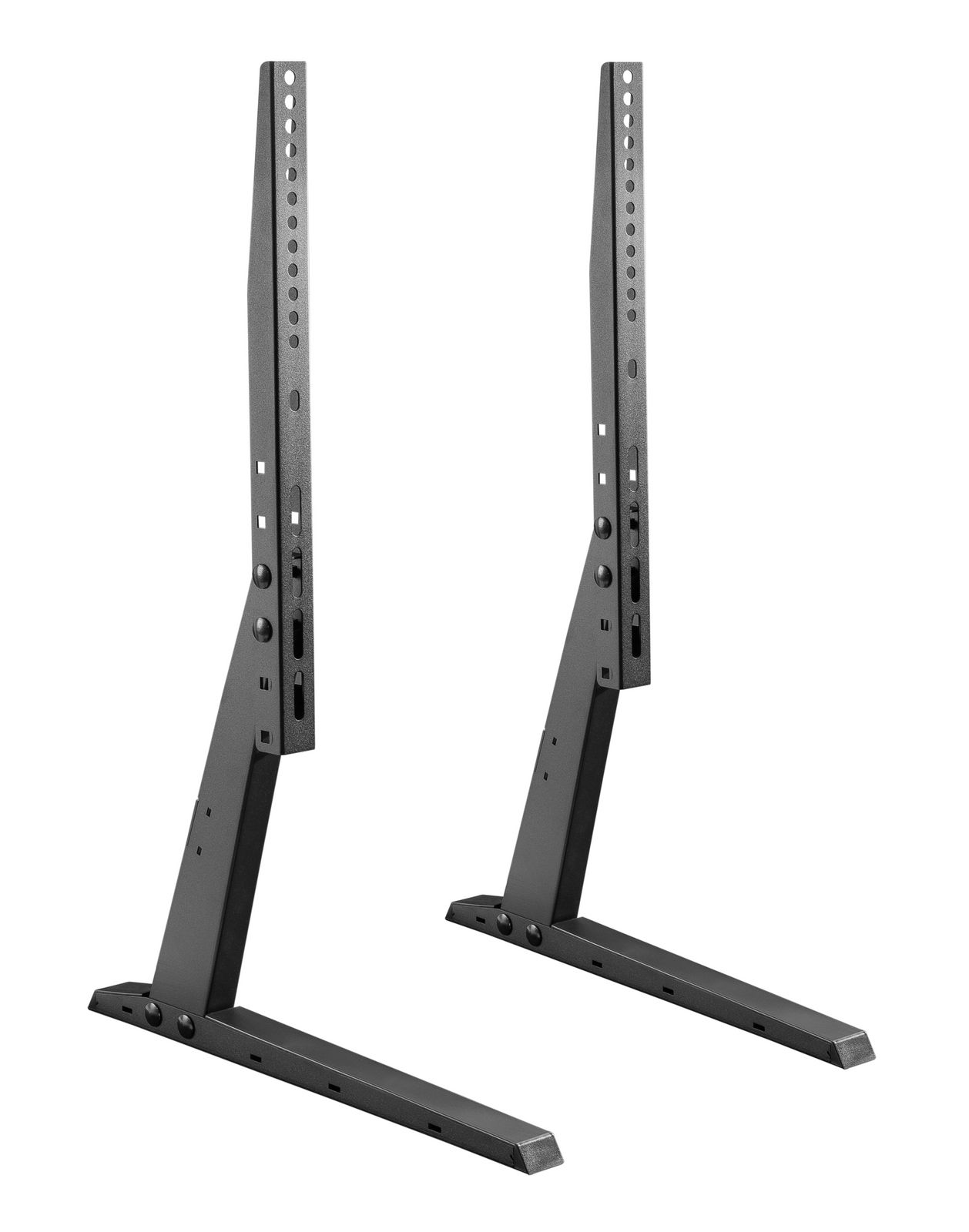 Universal Standfuß für Flachbildschirme MyWall HP36 für Bildschirme 37“ - 70" (94 - 178 cm),Belastung bis 35 kg 2 Stück schwarz