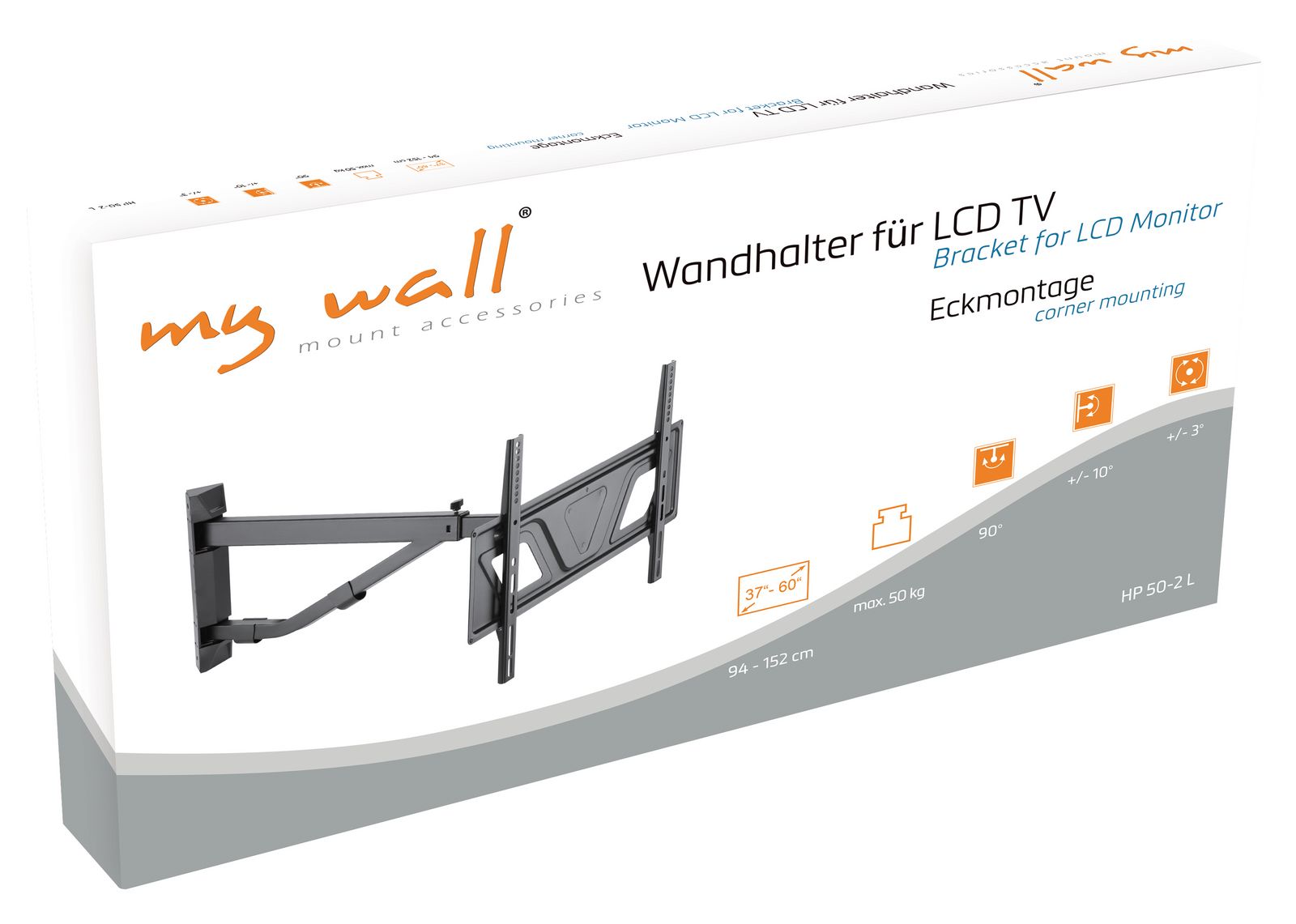 Wandhalter für LCD TV Eckmontage My Wall HP50-2-/bilder/big/hp50-2l_karton.jpg