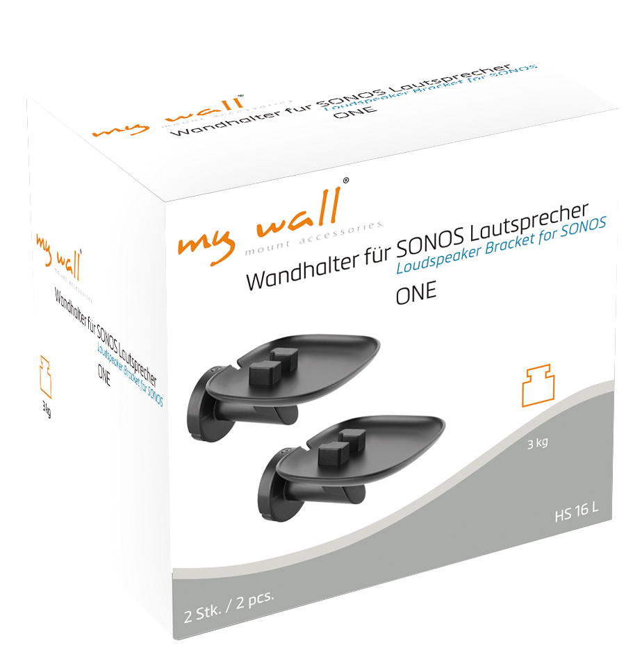 2 Wandhalter für Sonos Lautsprecher One& ONE SL Play My Wall HS16-/bilder/big/hs16l_karton.jpg