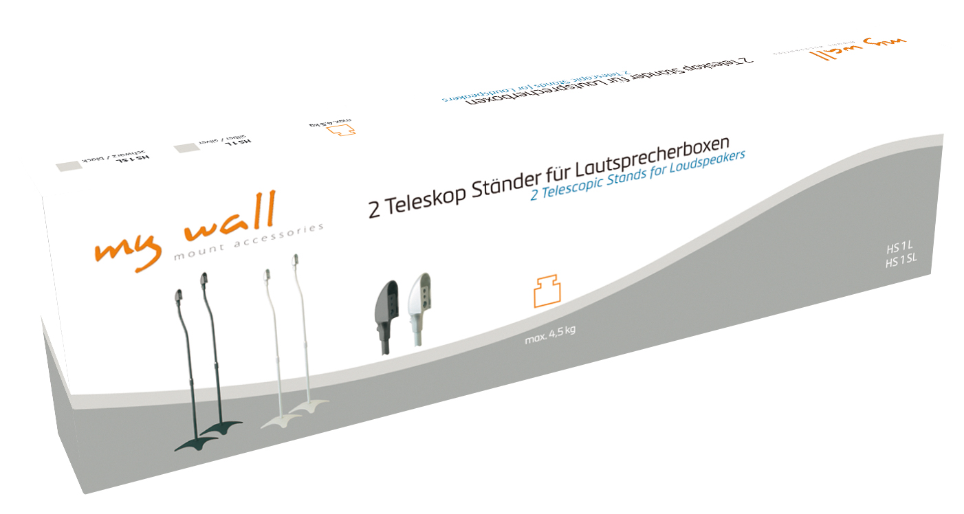 2 Teleskop-Ständer für Lautsprecherboxen MyWall HS1S-/bilder/big/hs1_hs1sl_karton.jpg