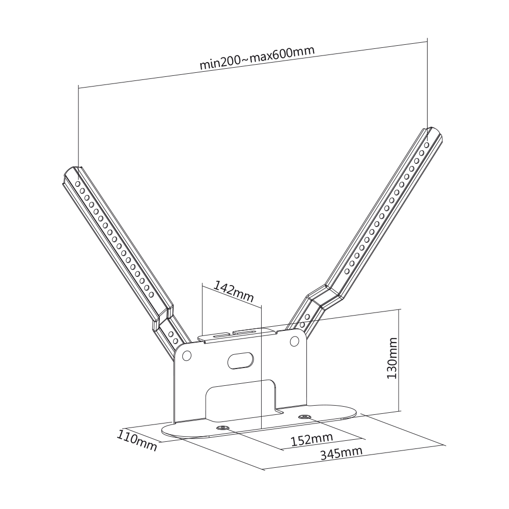 TV Wandhalterung für Sonos ® Beam My Wall HS6W-/bilder/big/hs6l_tz.jpg