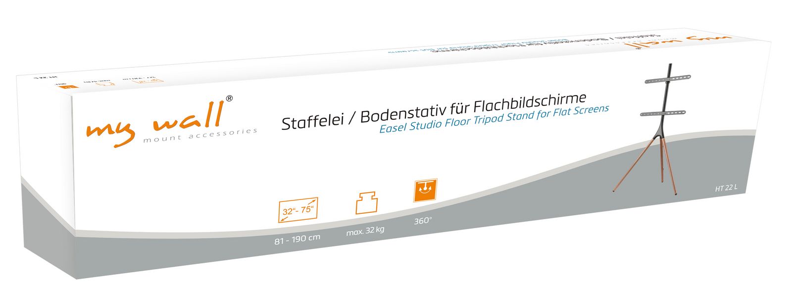 Staffelei/Bodenstativ für Flachbildschirme My Wall HT22-/bilder/big/ht22_karton.jpg