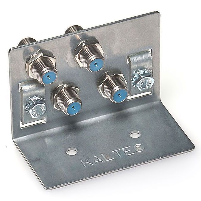 Kaltec HQ Erdungswinkel 4 fach mit Cabelcon F-81 F-Anschlüssen-/bilder/big/kaltec-4fach.jpg