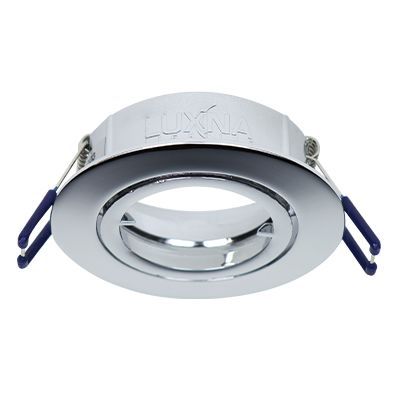 Luxna Lighting Strahler/Scheinwerfer chrom Einbaustrahler Schwenkbar o. Sprengring