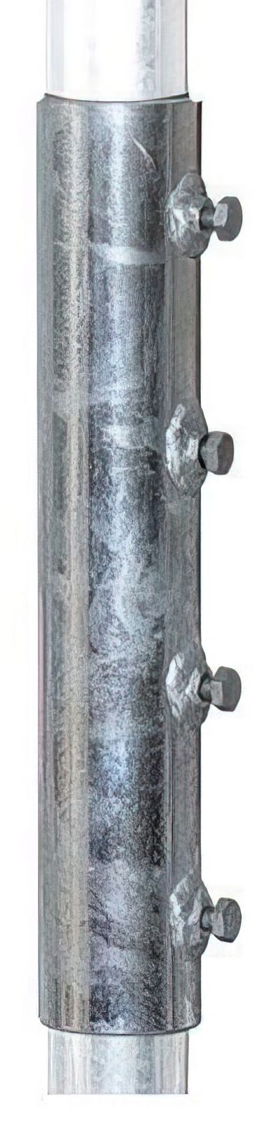 60mm Masthülse / Verbinder XmediaSat MH60 für 60er Rohr feuerverzinkt rostfrei